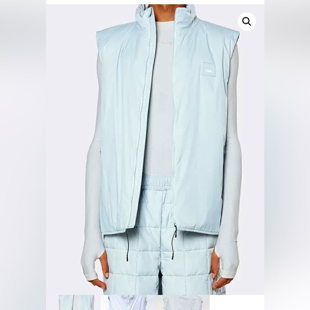 Rains sky blue NWT Fuse Vest Small
